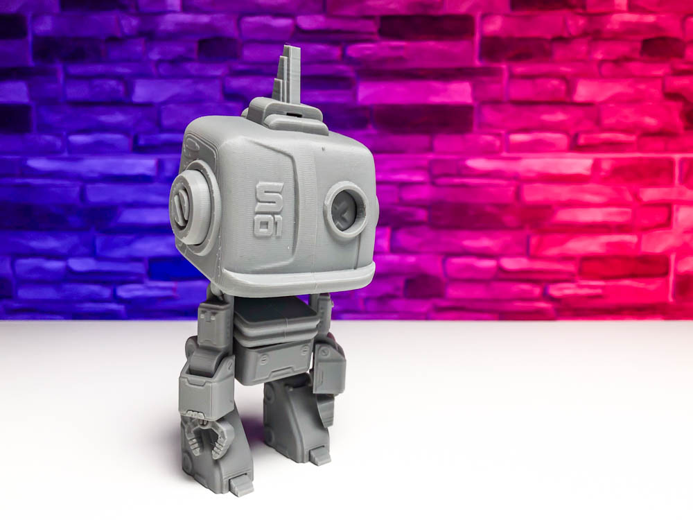 3D Print Robot - Articulated Emoji Bot STL for download