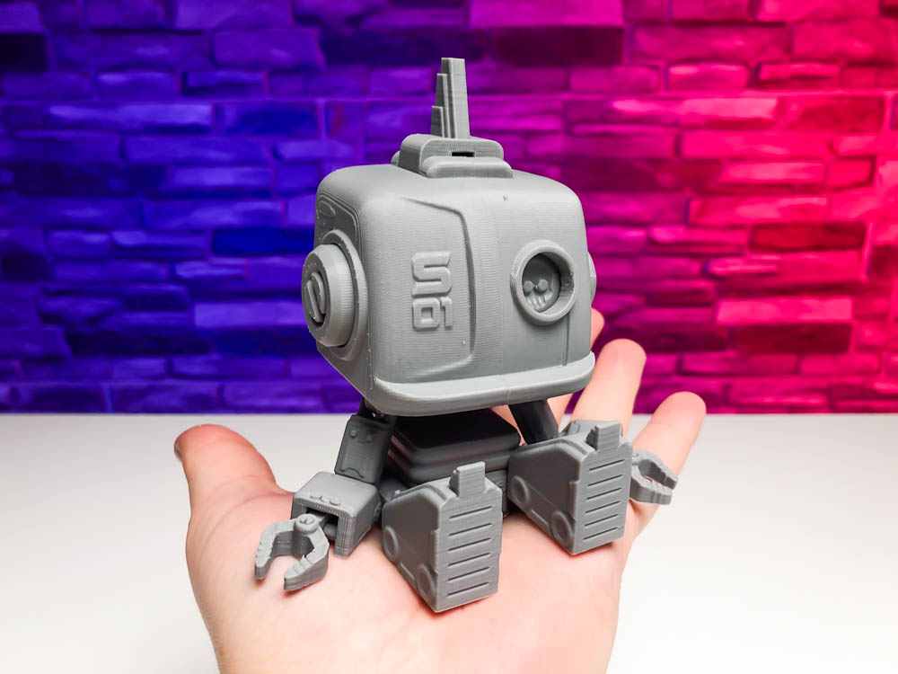 3D Print Robot - Articulated Emoji Bot STL for download