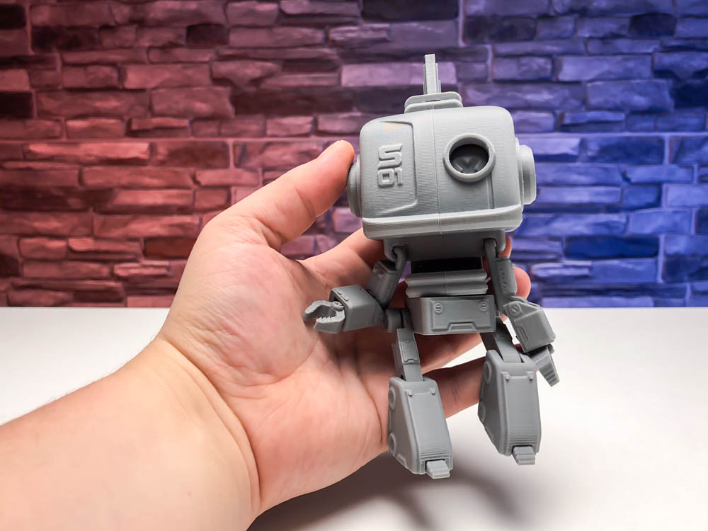 3D Print Robot - Articulated Emoji Bot STL for download