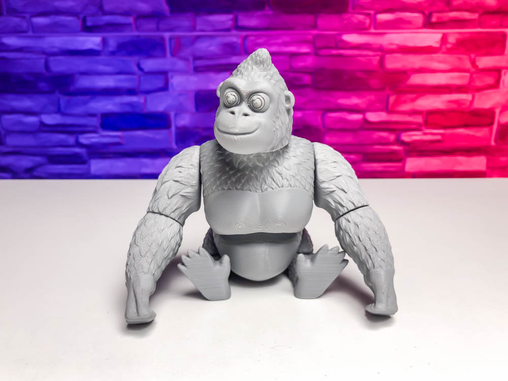 3D Print Monkey - Articulated Gorilla