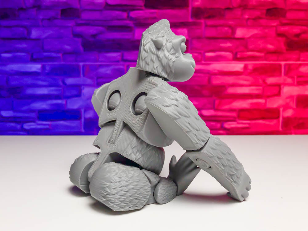 3D Print Monkey - Articulated Gorilla STL for download