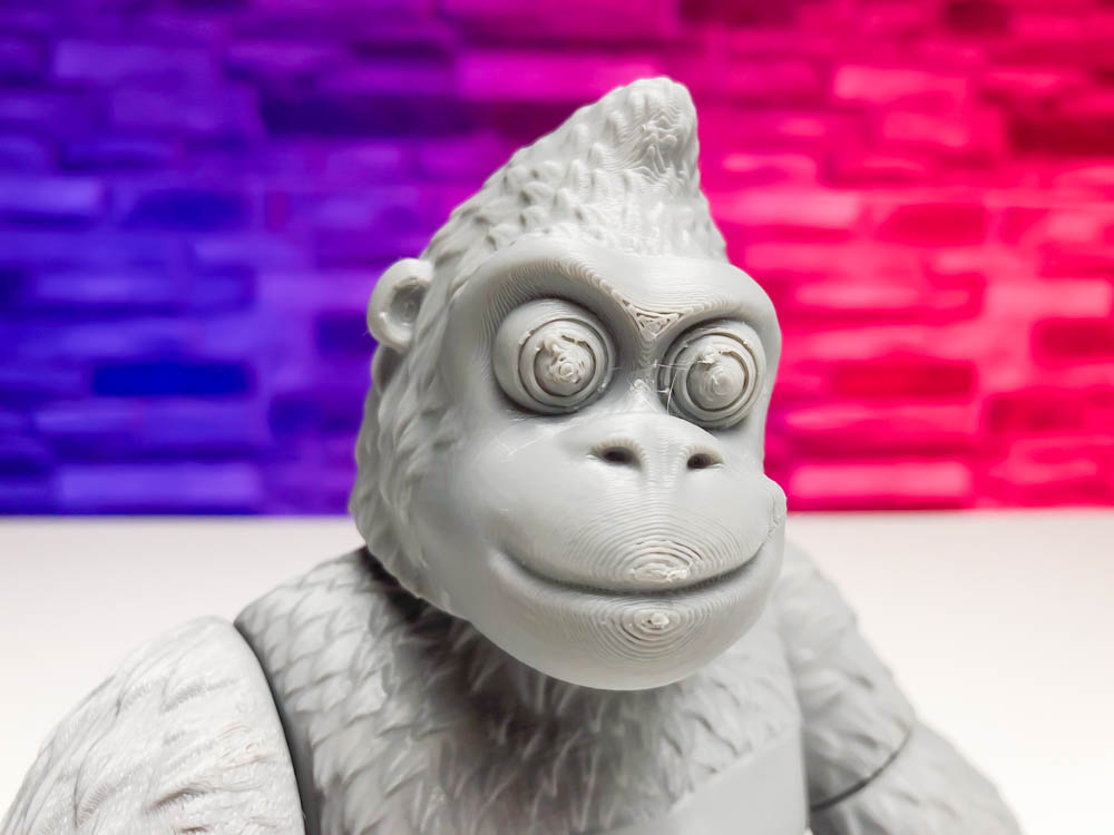 3D Print Monkey - Articulated Gorilla STL for download