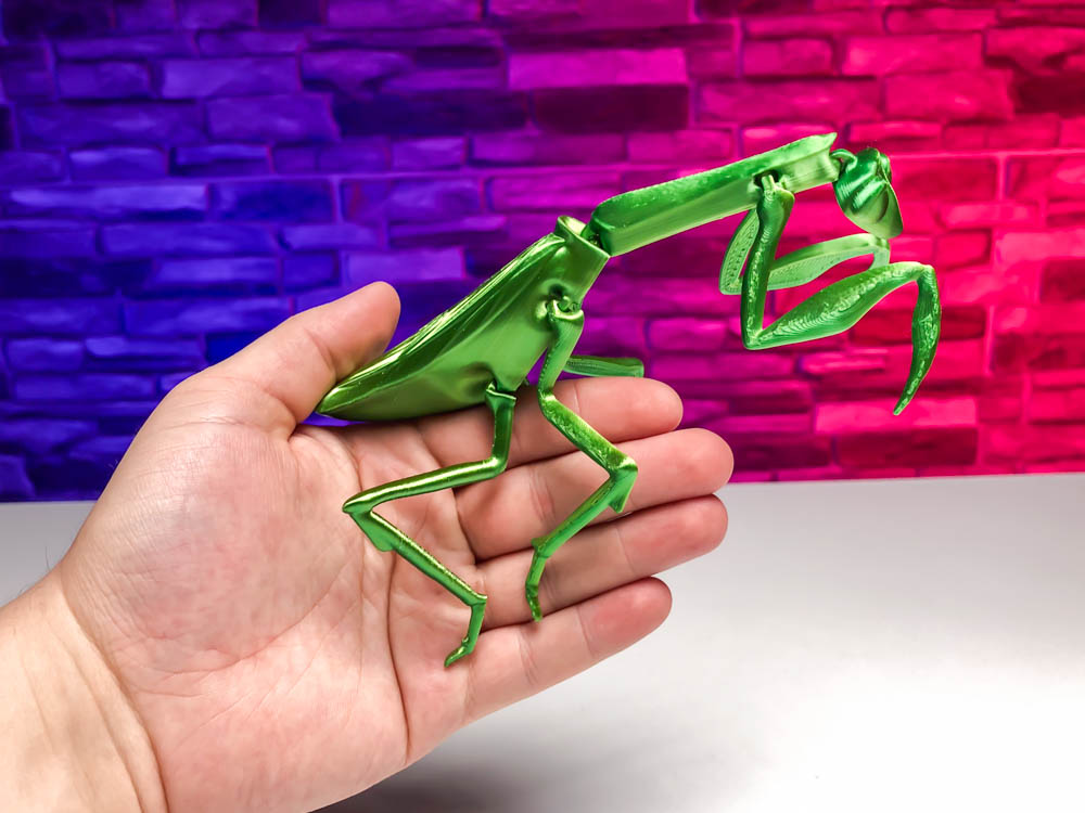 Articulated Praying Mantis STL for download