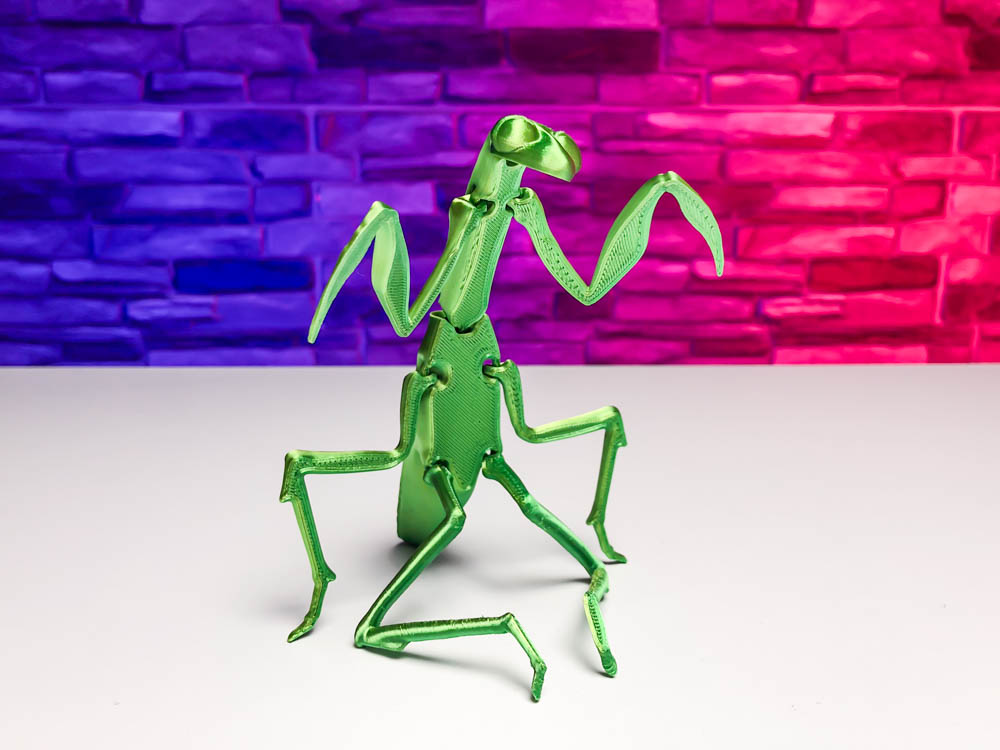 Articulated Praying Mantis STL for download
