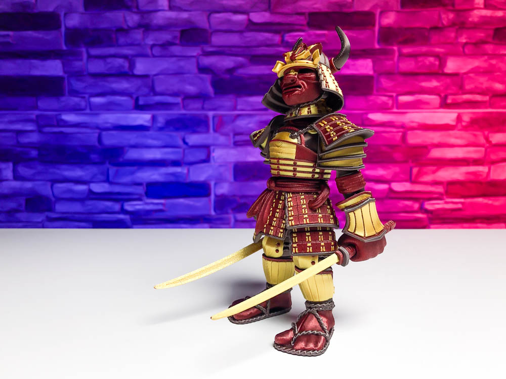 Articulated Multicolor Samurai STL for download