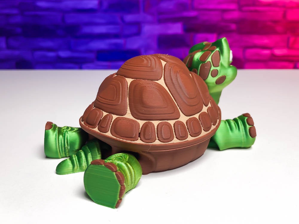 Articulated Multicolor Turtle STL for download