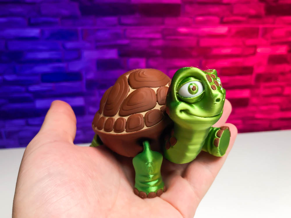 Articulated Multicolor Turtle STL for download