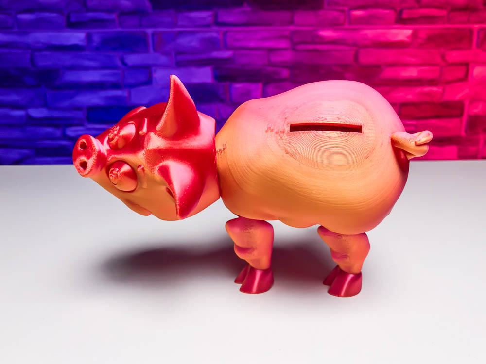 Articulated Piggy Bank STL for download