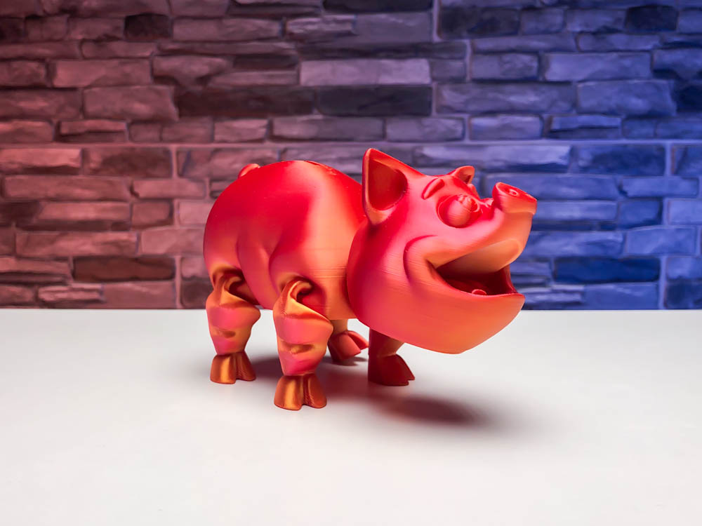 Articulated Piggy Bank STL for download