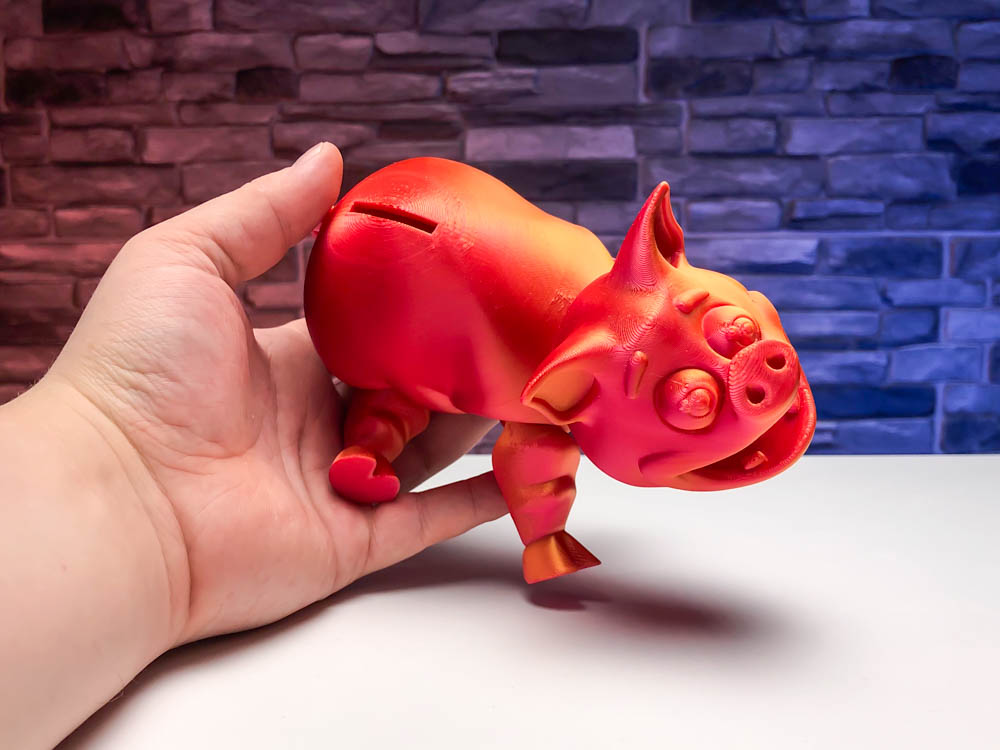 Articulated Piggy Bank STL for download