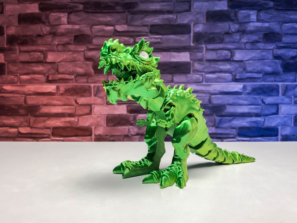 Articulated T-Rex dinosaur STL for download