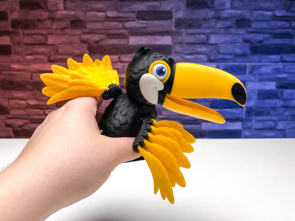 Articulated Toucan Bird STL for download
