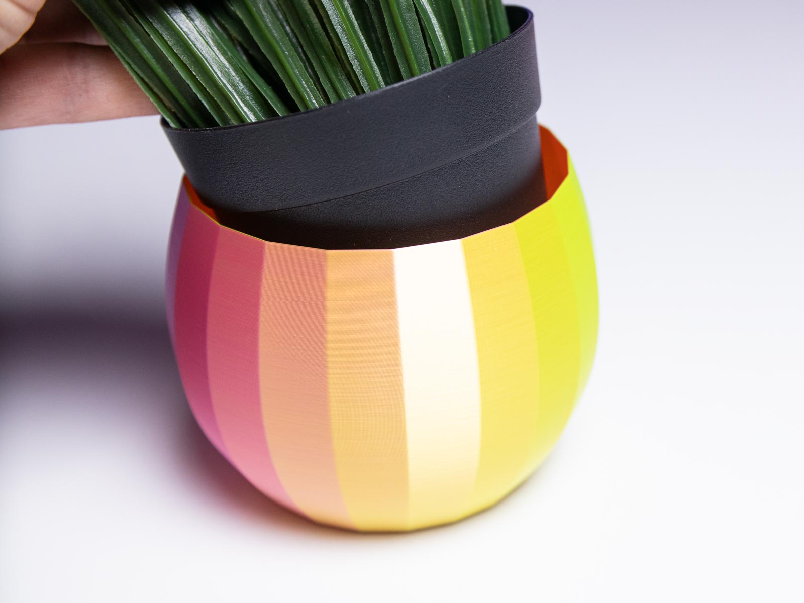 3D Printed Planter and Pot for Ikea Fejka - Vase ABIGAIL