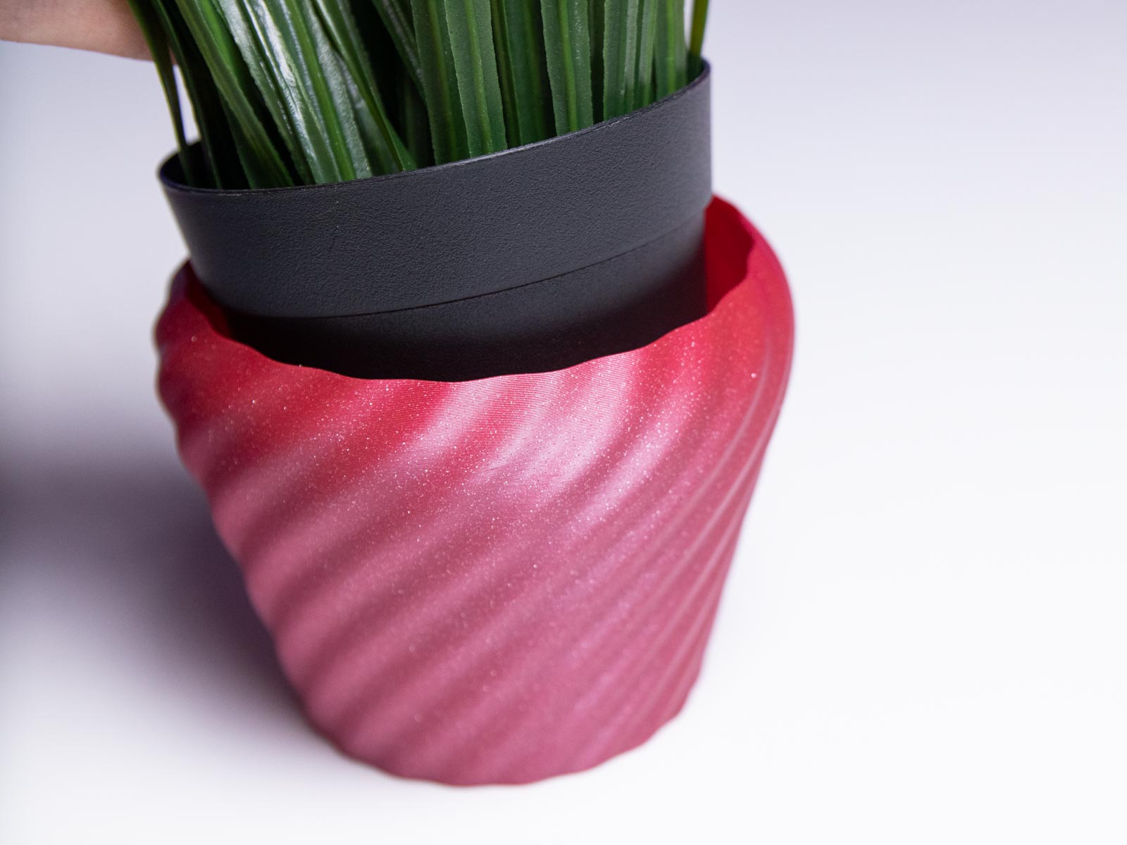 3D Printed Planter and Pot for Ikea Fejka - Vase ROSE