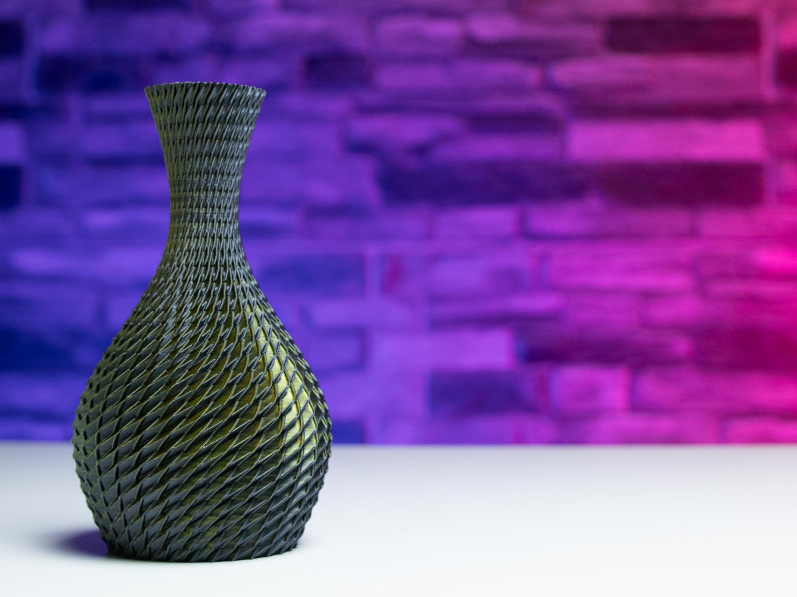 3D Printed Spiral Vase QUINN