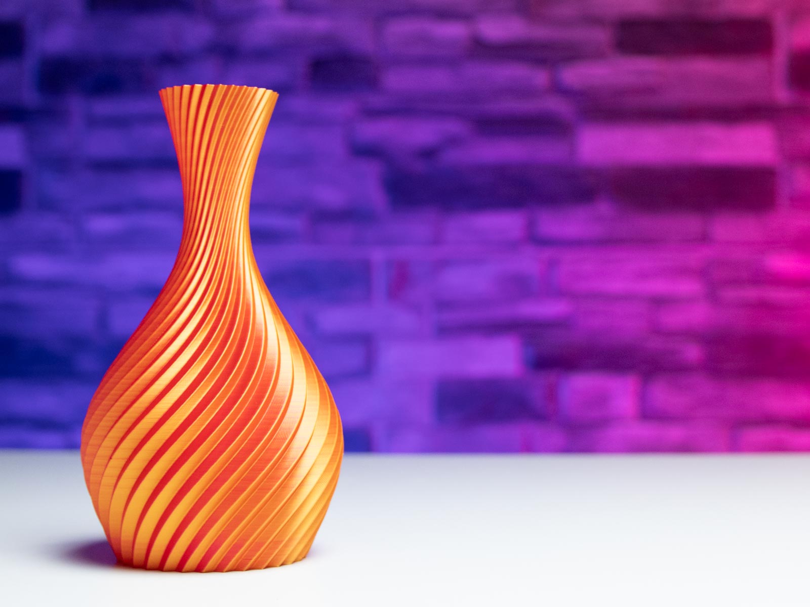 3D Printed Spiral Vase NELL