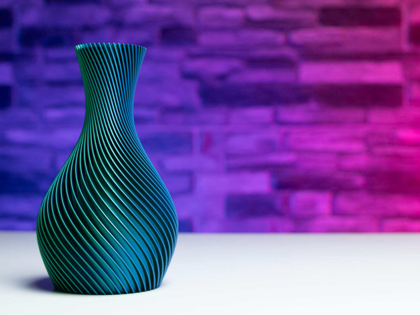 3D Printed Spiral Vase LACY