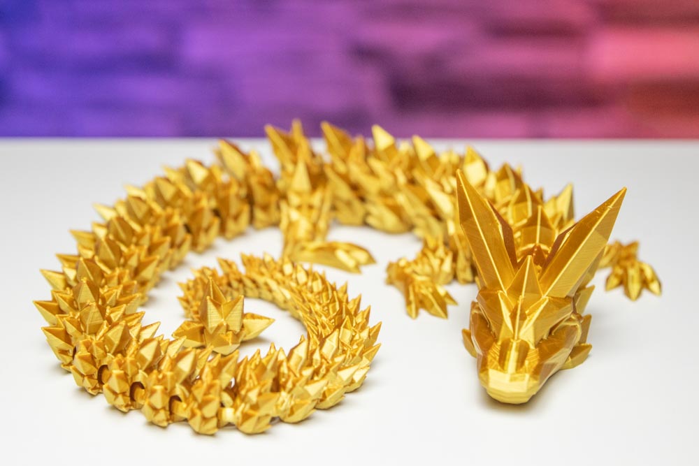 3D Print Crystal Dragon STL for Download