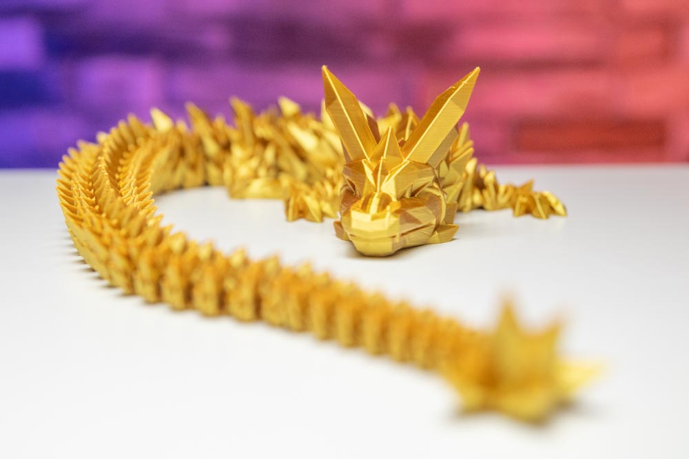 3D Print Crystal Dragon STL for Download