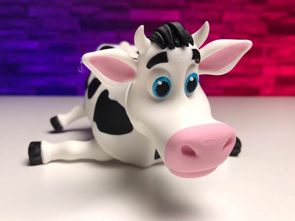 Articulated Multicolor Cow