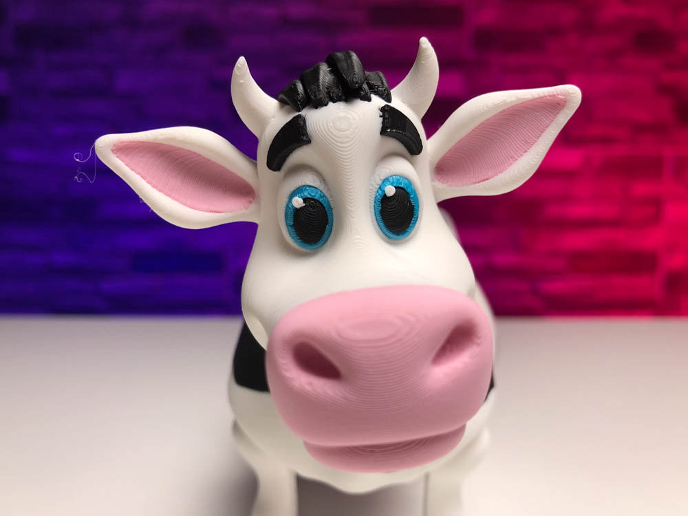 Articulated Multicolor Cow STL for download