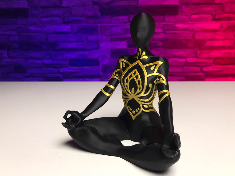 3D Print Yoga Woman STL for download