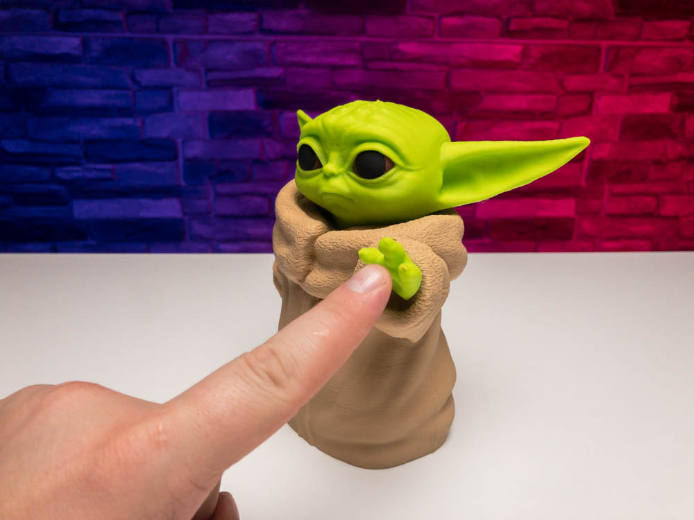 3D Print Multicolor Baby Yoda STL for download
