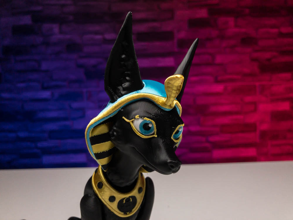 3D Print Multicolor Egyptian Cat STL for download