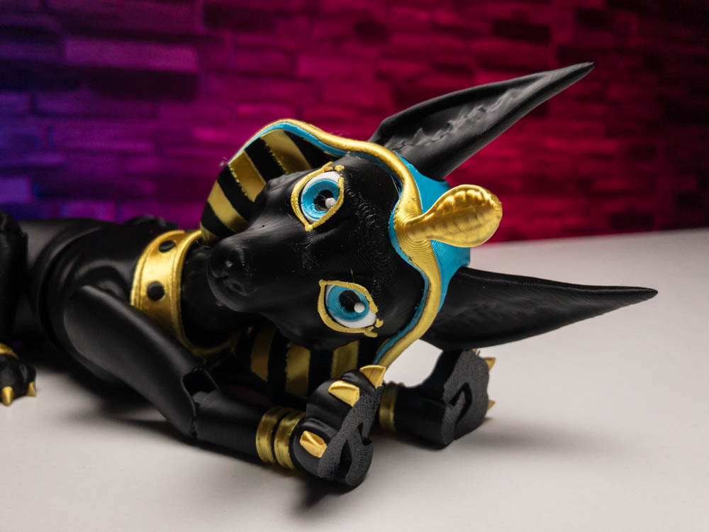3D Print Multicolor Egyptian Cat STL for download