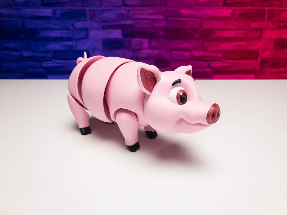 3D Print Multicolor Piggy Pig