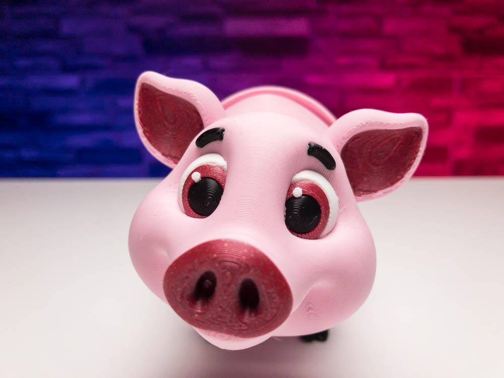 3D Print Multicolor Piggy Pig STL for download