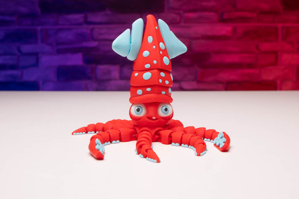 3D Print Cute Squid