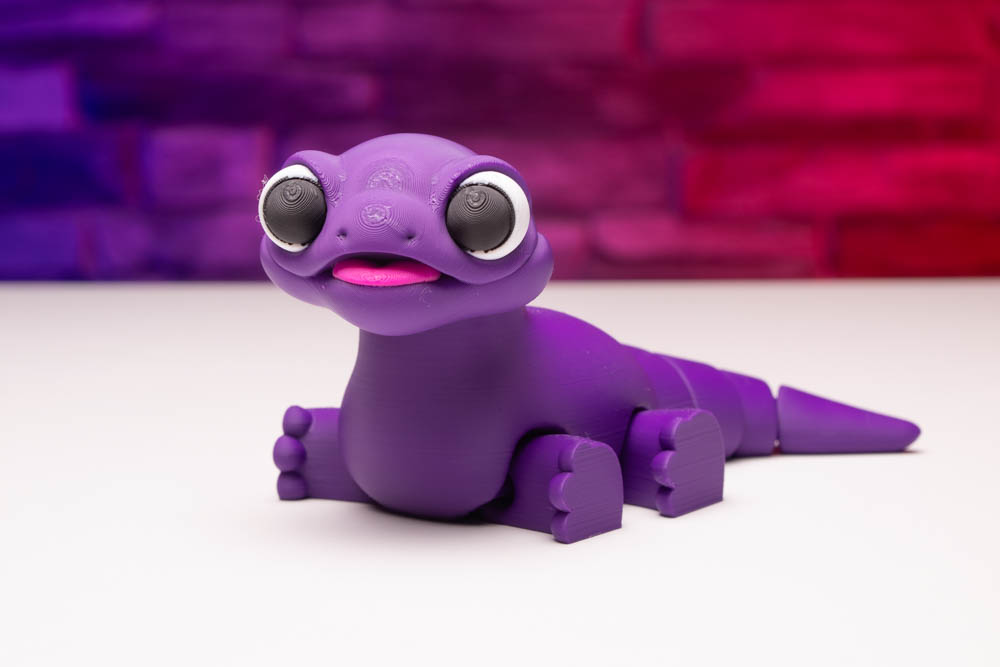 3D Print Articulated Cute Lizard STL for download