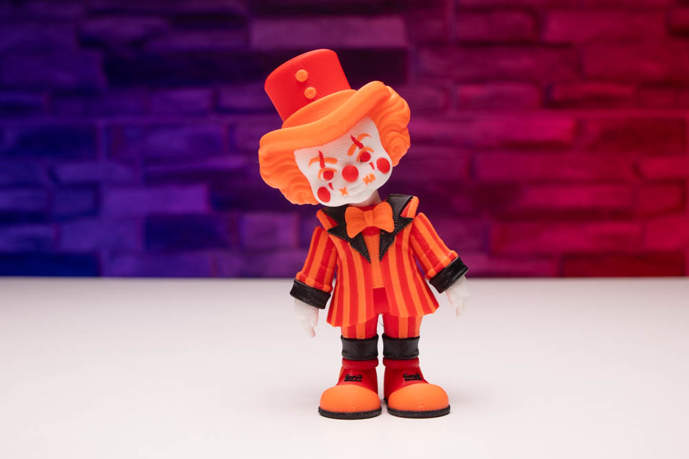 3D Print Articulated Scary Clown STL for download