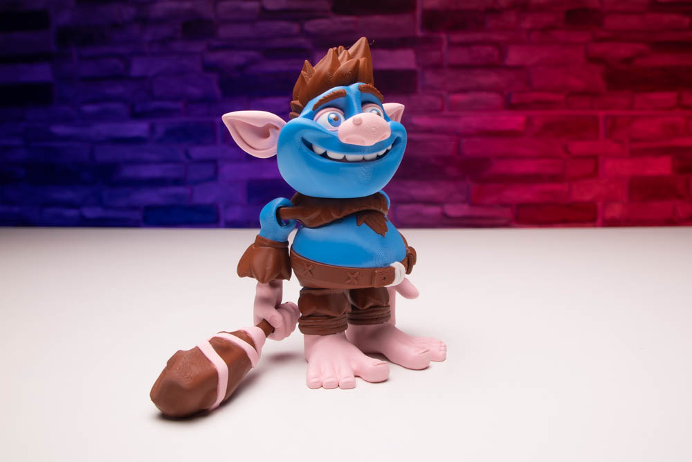 3D Print Articulated Troll STL for download