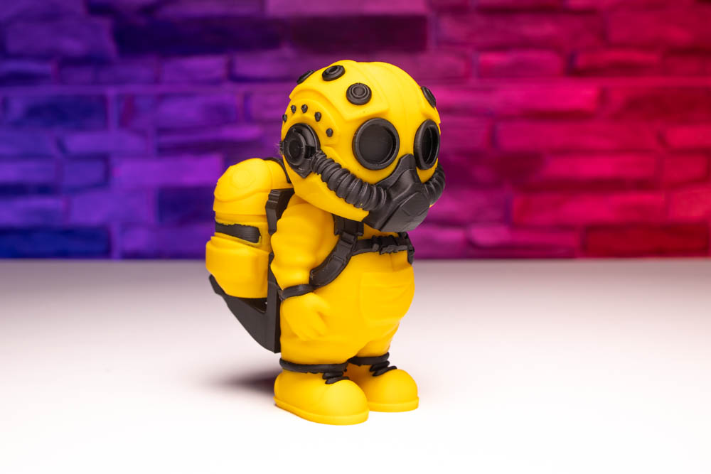 3D Print Multicolor Airpods Holder Radioactive Hazmat Suit STL for download