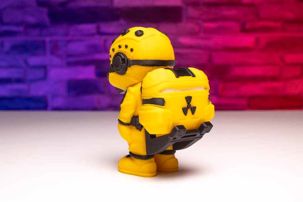 3D Print Multicolor Airpods Holder Radioactive Hazmat Suit STL for download