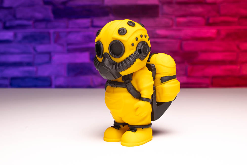 3D Print Multicolor Airpods Holder Radioactive Hazmat Suit STL for download