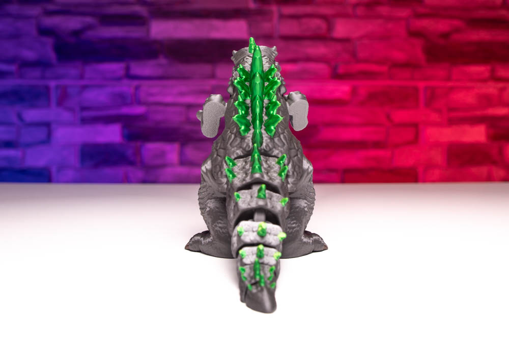 3D Print Multicolor Articulated Godzilla STL for download