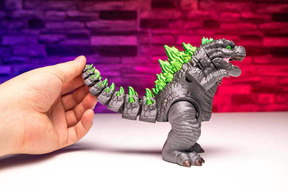 3D Print Multicolor Articulated Godzilla STL for download