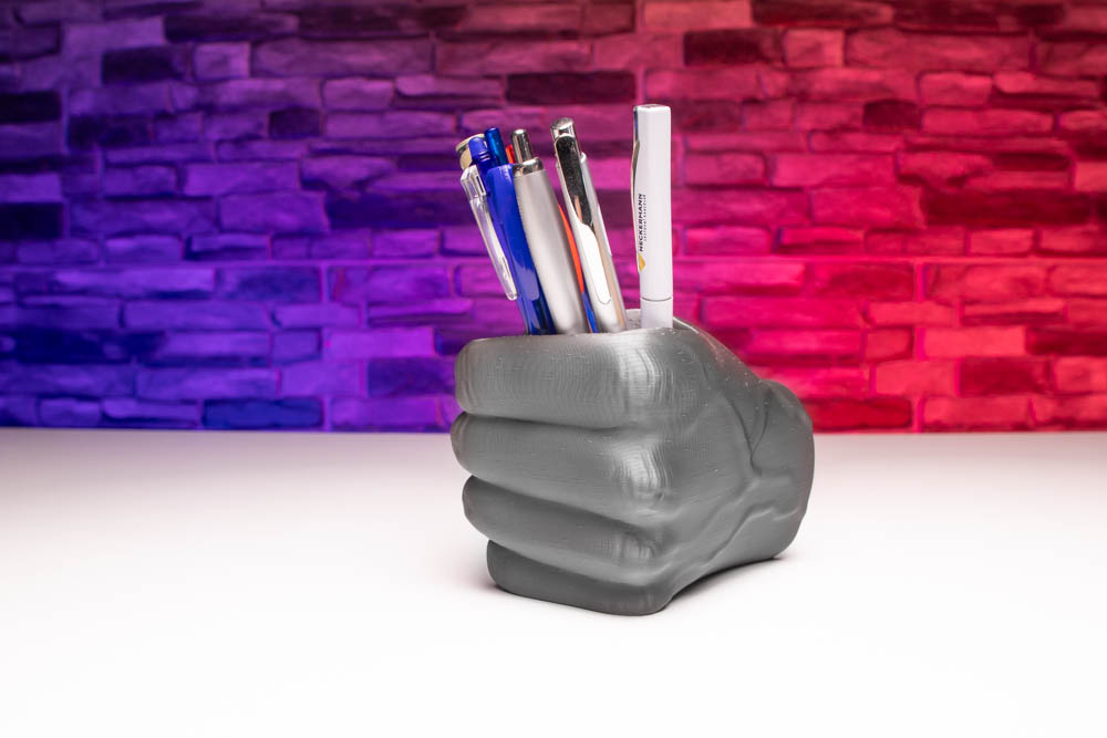 3D Print Giant Hand Pen Holder STL for download