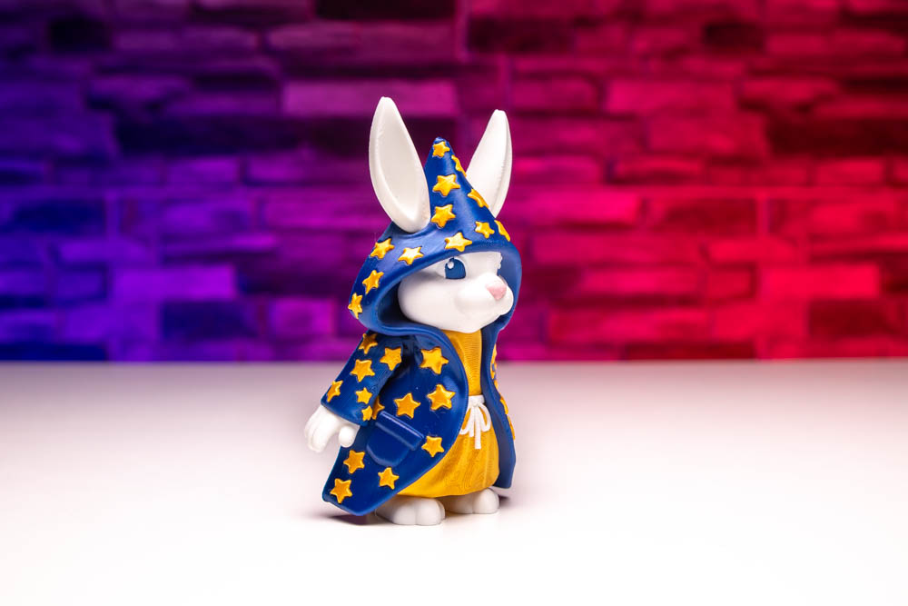 3D Print Bunny - Rabbit Wizard STL for download