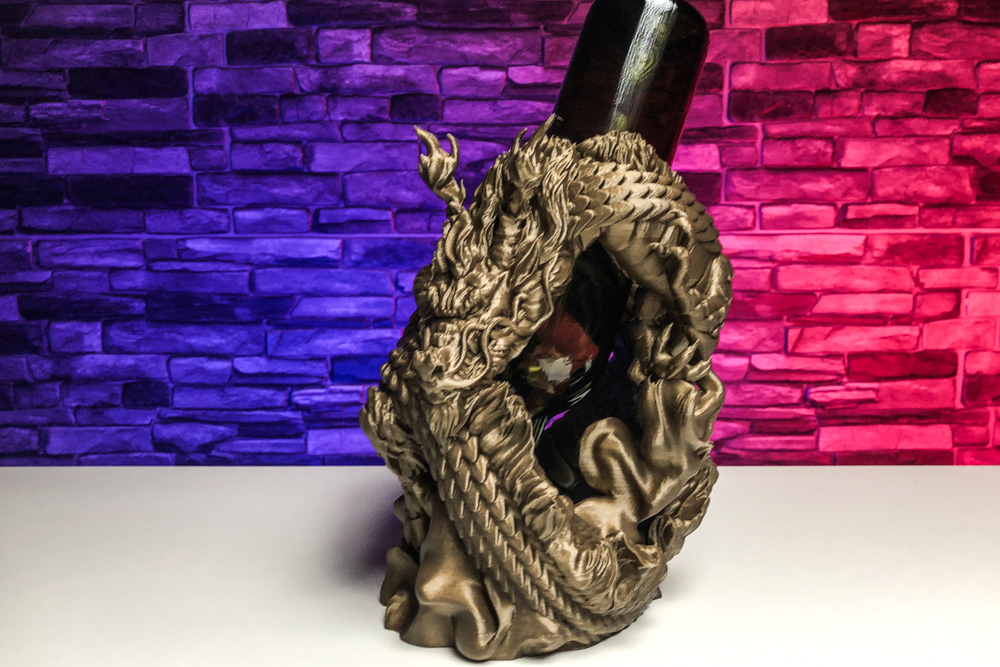 Chinese Dragon Wine Bottle Holder