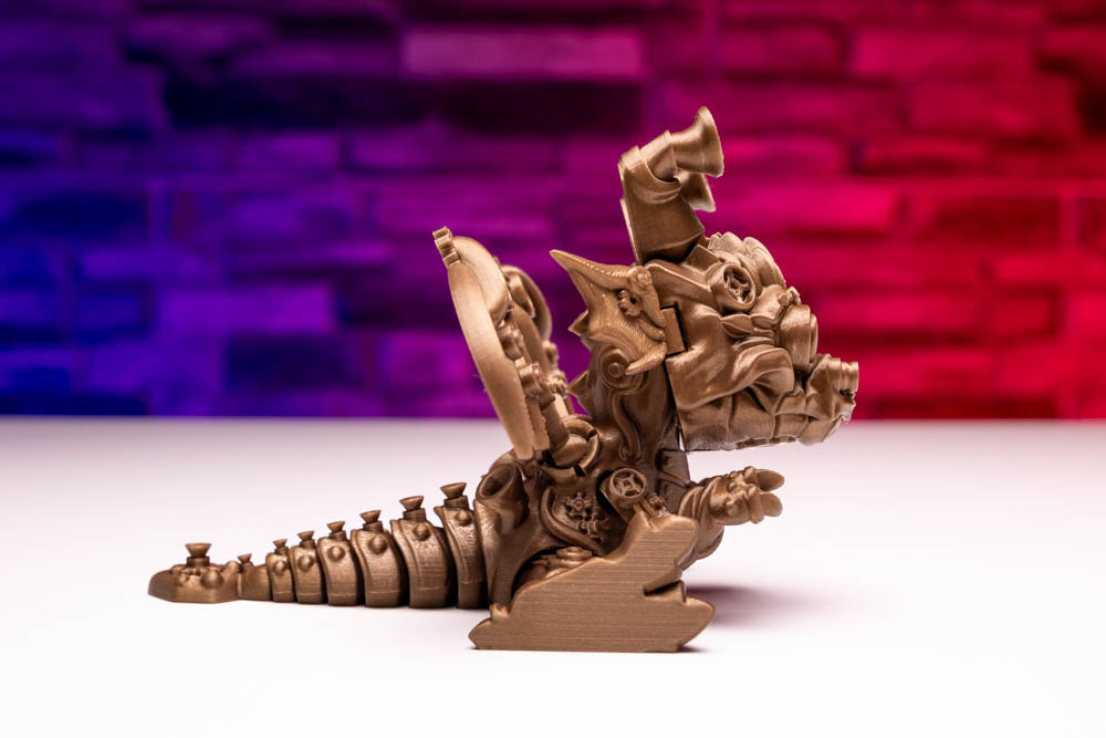 3D Print Articulated Metal Titan Dragon 