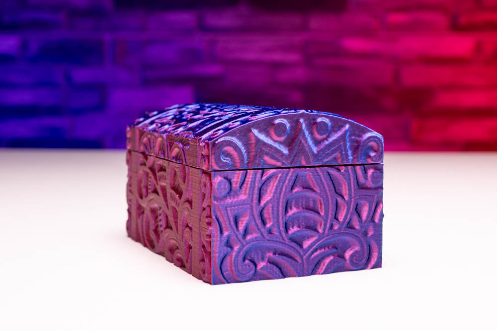 3D Print Carved Jewellery Box STL for download