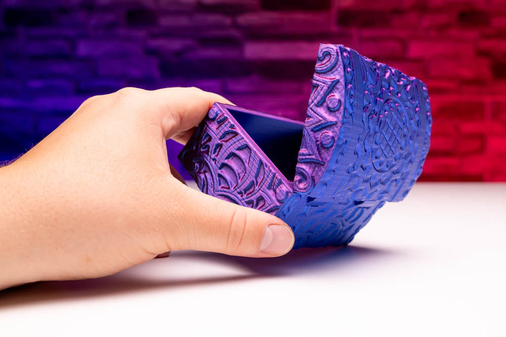 3D Printed Carved Jewellery Box STL for download