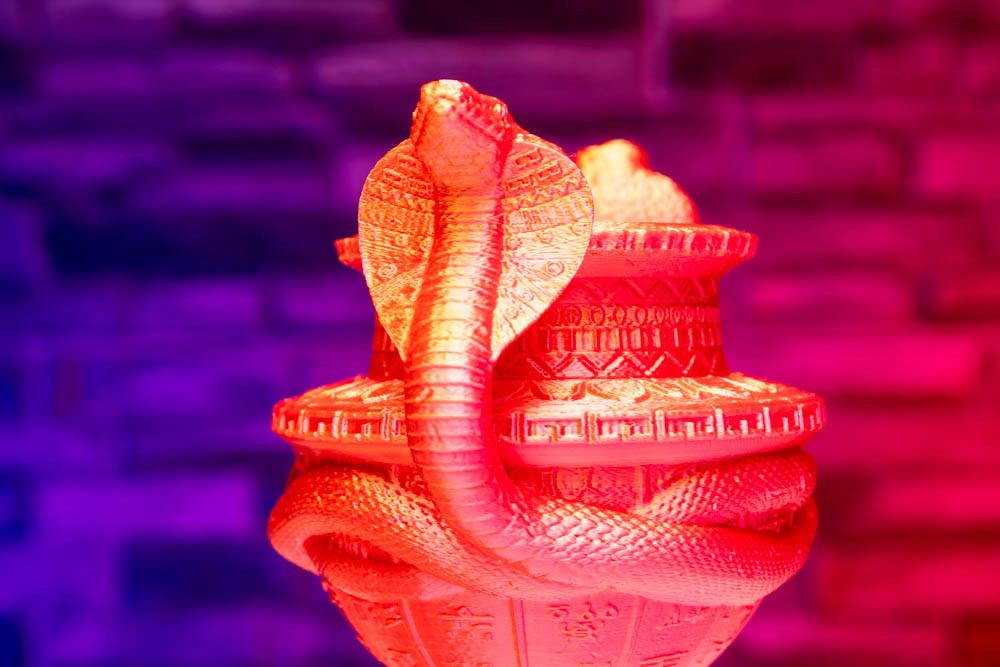 3D Print True Cobra Egyptian Vase STL for download