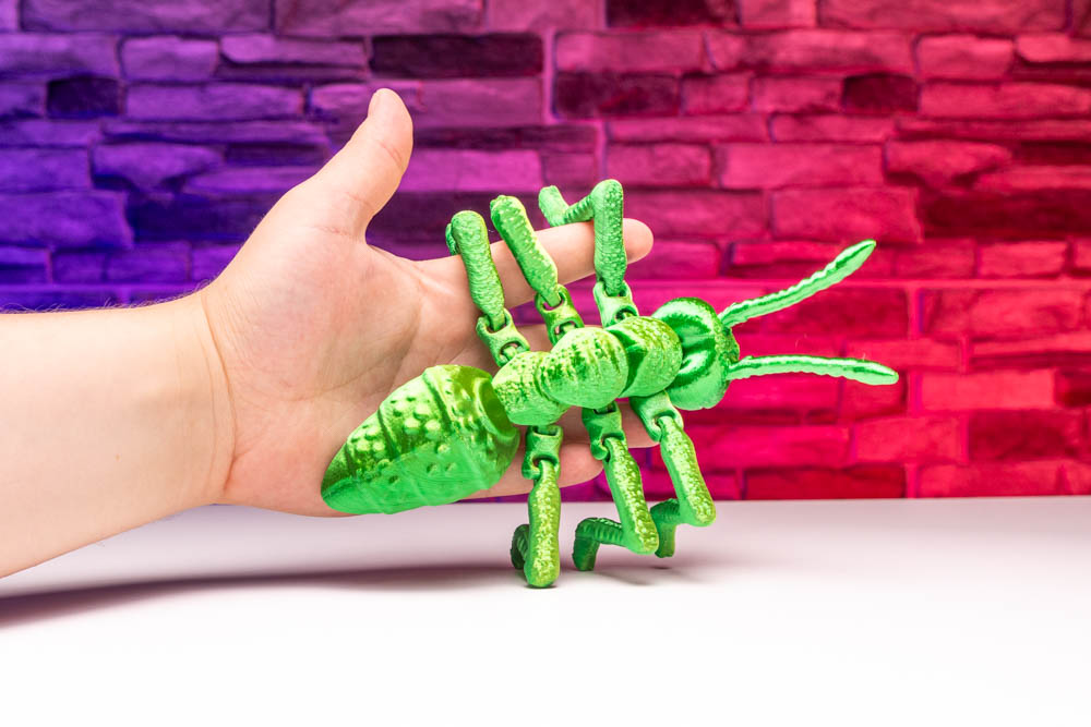 3D Print Articulated Ant STL for download