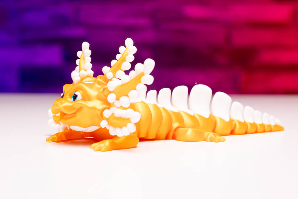 3D Print Axolotl Fancy Gold STL for download