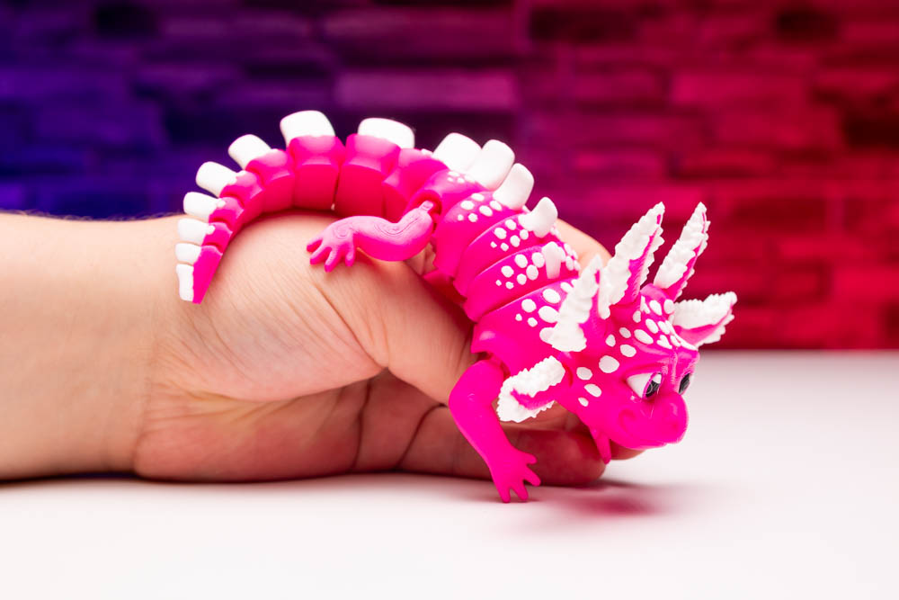 3D Print Articulated Axolotl Pinkie Pie STL for download